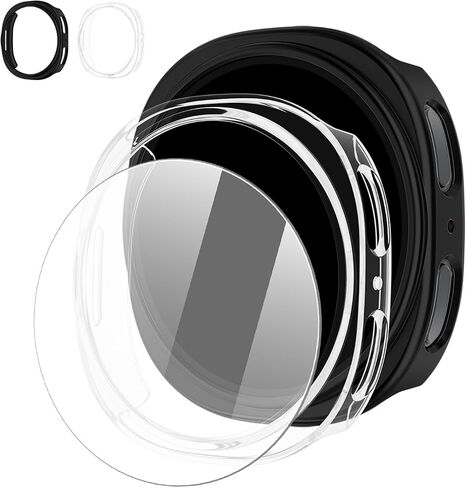 [2+2Pack] for Samsung Galaxy Watch 5/4 Screen Protector 40mm Face Cover Set in Kuwait