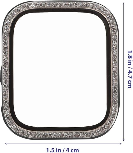 Artibetter 2pcs Smartwatch Cover Rhinestone Watch Case Screen Protector in Kuwait