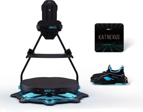 KAT Walk C2 VR Series | 360° Omnidirectional Walking Pad & Accessories for Immersive VR Gaming & Fitness | Compatible with SteamVR, Quest, Oculus | Plus E | US Size 14 in Kuwait