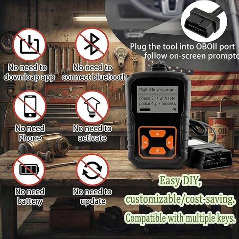 Simple DIY Remote Key Fob Replacement Fits for Dodge RAM 1500 2500 3500 (2013-2017) - FCC ID: GQ4-53T, Includes 3 & 4-Button Pads, No Pro Tools Required in Kuwait