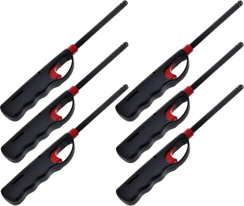 Lot of 6 Gas Lighters 11" Butane Stove Kitchen Fireplace BBQ Grill Utility Lighter in Kuwait