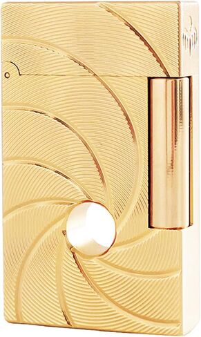 Classic 007 Style Brass Lighter with Crisp “Ping" Sound (Silver) in Kuwait