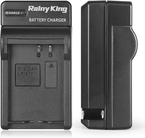 LP-E10 Battery Charger for Canon EOS Rebel T3, T5, T6, T7, Kiss X50, X70, X80, X90, 1100D, 1200D, 1300D in Kuwait