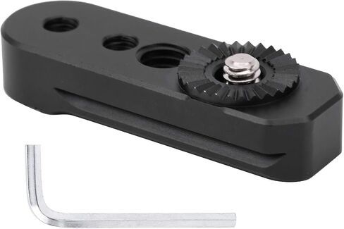 Generic Stabilizer Gear Adapter Plate Camera Stabilizer Expansion Plate Alloy Adapter Board with 1/4in 3/8in Screw Holes for S 3S Crane in Kuwait