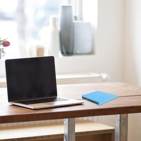 USB 3.0 External CD DVD Drive for Laptop with High-Speed Data Transfer and Ultraslim Abs Metal Design, Portable Disc Burner for Movies and Data Storage in Kuwait