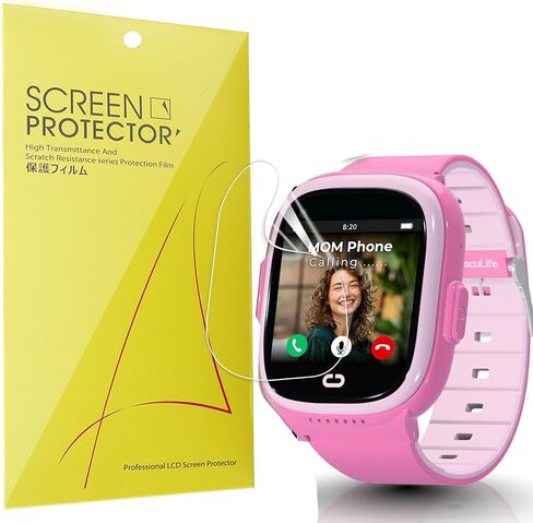 Lamshaw Compatible for Emojikidz Smartwatch Screen Protector, [6 Pack] Full Coverage TPU Clear Film Compatible with Emojikidz Smartwatch (6 Pack) in Kuwait