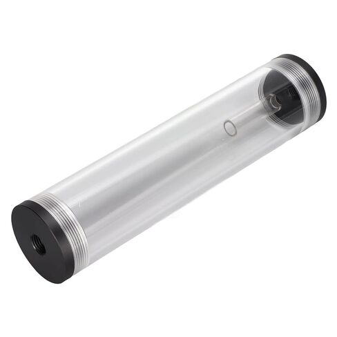Water Cooling Reservoir 210mm/8.3in Length Acrylic Plastic Material 3 Holes G1/4in Thread Low Noise PC Cooling in Kuwait