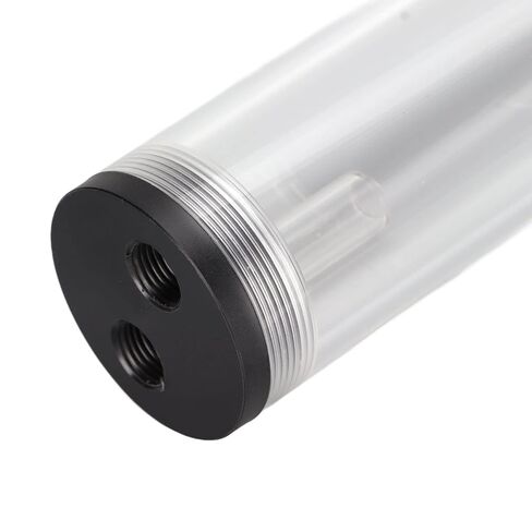 Water Cooling Reservoir 210mm/8.3in Length Acrylic Plastic Material 3 Holes G1/4in Thread Low Noise PC Cooling in Kuwait