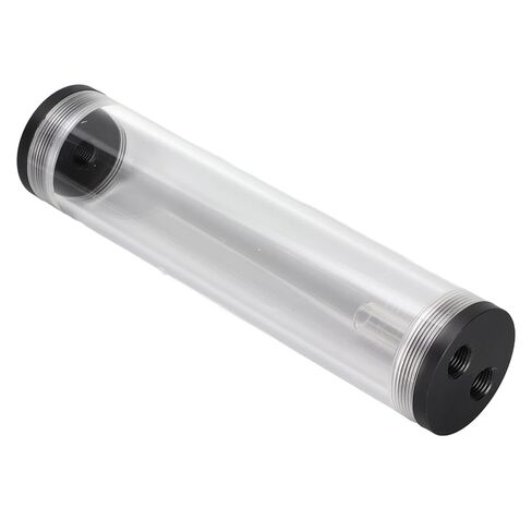 Water Cooling Reservoir 210mm/8.3in Length Acrylic Plastic Material 3 Holes G1/4in Thread Low Noise PC Cooling in Kuwait