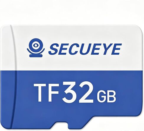 SECUEYE 64GB TF Memory Card Class 10 FAT32 High Speed Reading/Writing 24/7 Recording for Security Camera Dash Cam and More (64GB) in Kuwait