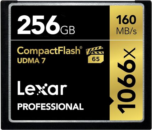 Lexar Professional 3500x 256GB CFast 2.0 Card, Up to 525MB/s Read, for Cinematographer, Filmmaker, Content Creator (LC256CRBNA3500) in Kuwait