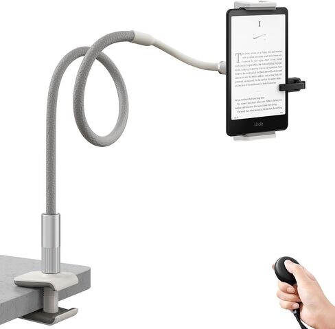 SAIJI 47" Extended Gooseneck Kindle Holder with Adjustable Double Joint-Arm in Kuwait