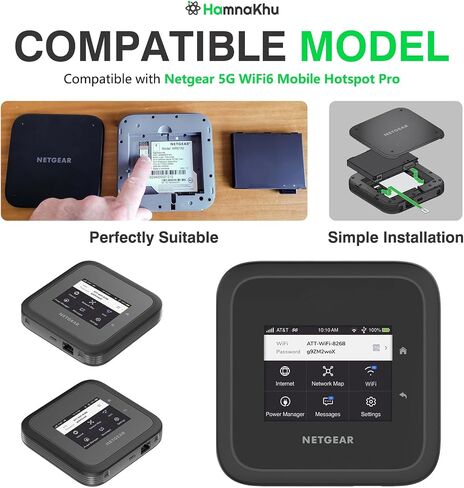 Battery for Netgear Nighthawk W-20 – 5240mAh High-Capacity Replacement for 5G WiFi 6 Mobile Hotspot Pro, Works with MR5100, MR5200, MR6150, MR6500, MR6550 (M5/M6/M6 Pro) in Kuwait
