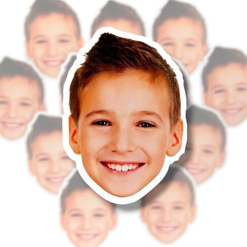 12 Custom Face Stickers – Personalized Photo Face Stickers, 3" Waterproof Die Cut Vinyl Stickers, Custom Party Favors for Birthdays, Graduation, Bachelorette & Events in Kuwait