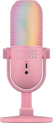 Razer Seiren V3 Chroma 32‐Bit DSP, USB-C Microphone for PC & Mac, Pink in Kuwait
