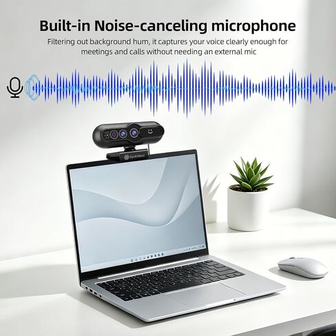 4K Webcam with Windows Hello, Facial Recognition, Log-on with Windows hello in Kuwait