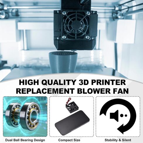 MECCANIXITY 5015 Fan 50mm x 15mm 2 Inch 12V Small Plastic Cooling Fan 2 Pin for Computer PC Case CPU Heatsink 3D Printer Desktop Cooling Router Server(1 PCS) in Kuwait