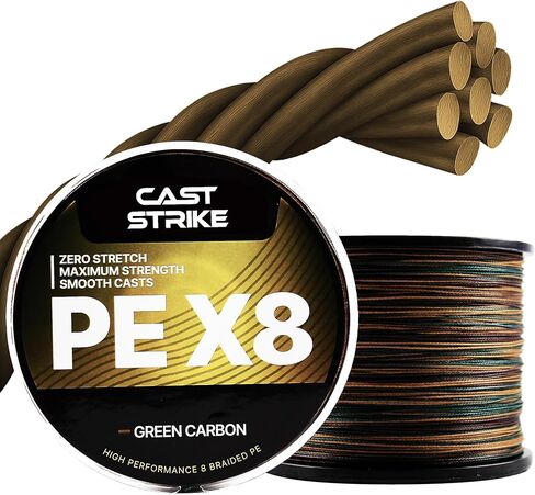Braided Fishing Line, 100% PE X8 Super Braid for All Waters Pro in Kuwait