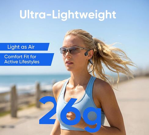 Bone Conduction Headphones, Bluetooth 6.0 Open Ear Running Headphones in Kuwait