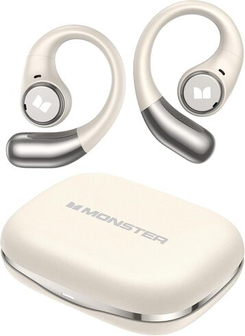 Monster Open Ear AC336 Headphones, Bluetooth 6.0 Wireless Earbuds with Stereo Sound, ENC Clear Call, 21H Playtime, Type-C Charging, Touch Control, IPX6 Waterproof Open Ear Earbuds for Sports in Kuwait