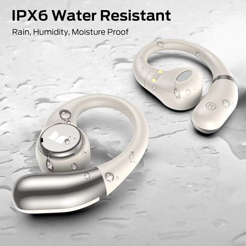 Monster Open Ear AC336 Headphones, Bluetooth 6.0 Wireless Earbuds with Stereo Sound, ENC Clear Call, 21H Playtime, Type-C Charging, Touch Control, IPX6 Waterproof Open Ear Earbuds for Sports in Kuwait