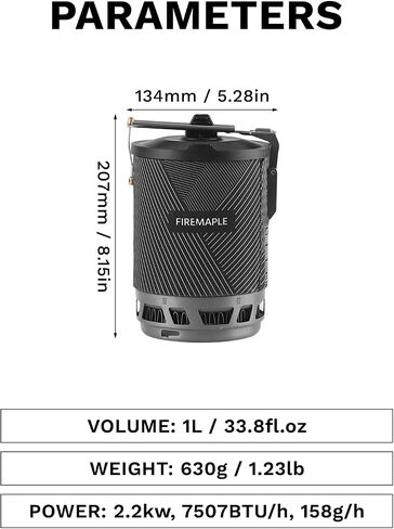 Fire-Maple Star X2 Pro Camping Stove with French Press Coffee Filter in Kuwait