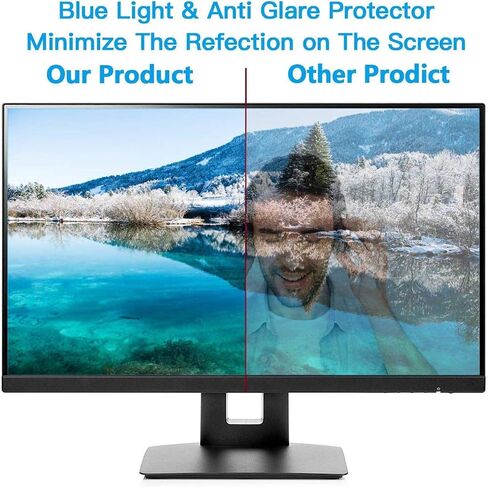 Anti-Glare Screen Protector - Prevent Reflection of Windows Easy to Assemble Blue Light Filter Relieve Eye Fatigue for All Brand TV Size (Colour: HD Version Size: 42 Inch 917516 mm) (Matte Version 58 in Kuwait