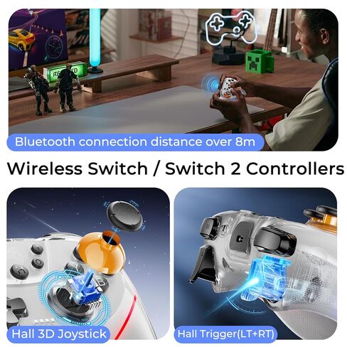 BRHE Wireless Controllers for Switch,Controller for Nintendo Switch/OLED in Kuwait