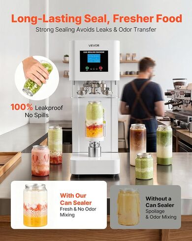 VEVOR Can Sealer Machine, Automatic Commercial Soda Can Sealing Machine in Kuwait