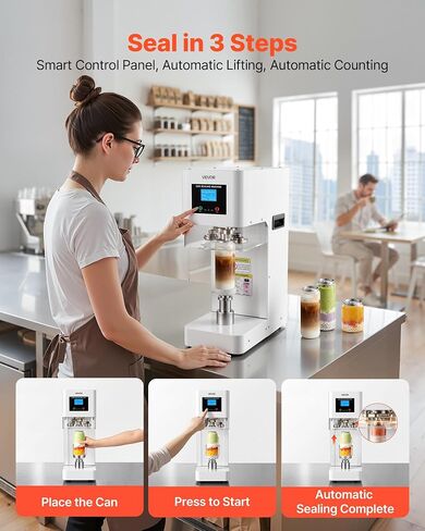 VEVOR Can Sealer Machine, Automatic Commercial Soda Can Sealing Machine in Kuwait