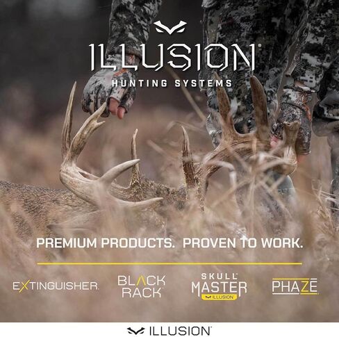 Deer Antler Plaque Master Mount by Illusion Systems, Mossy Oak Bottomland Deer Antler Mount with Universal Sizing in Kuwait