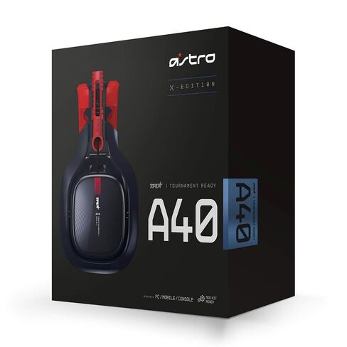 ASTRO Gaming A40 TR X-Edition Headset For Xbox Series X | S|One, PS5, PS4, PC, Mac, Nintendo Switch - Black/Red in Kuwait