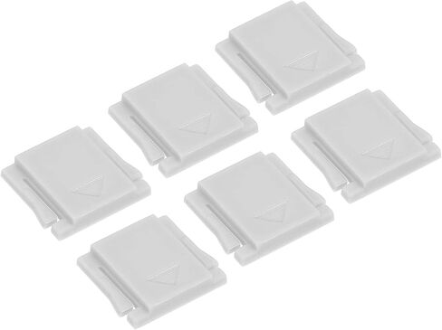 Universal Camera Hot Shoe Cover Cap, 6 Pack Hot Shoe Cap Hot Shoe Protector Plastic Suitable for Nikon for Fujifilm for Pentax DSLR/SLR Camera, Grey in Kuwait