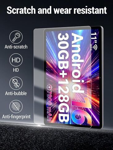 2 Pack Screen Protector for TT.KIDS K6 11 Inch Tablet, 9H Tempered Glass in Kuwait