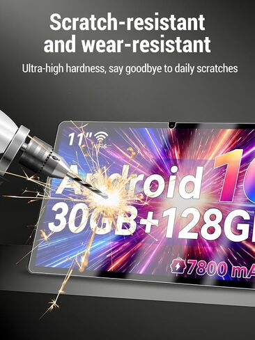 2 Pack Screen Protector for TT.KIDS K6 11 Inch Tablet, 9H Tempered Glass in Kuwait