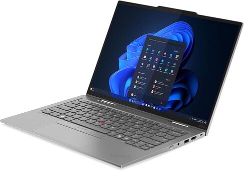 Lenovo ThinkPad X1 2-in-1 Gen 10 Aura Edition, Intel Ultra 7 255U, 14" FHD (1920 x 1200) 500 nits, AR, Touchscreen, 32GB DDR5, 2TB SSD, Yoga Pen, 1080P FHD RGB+IR Camera, Win 11 Pro - Grey in Kuwait