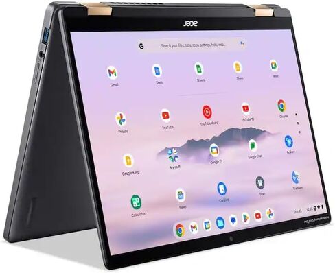 acer Chromebook Plus Spin 714 Laptop with Google AI, 14" WUXGA Touchscreen, Intel Core Ultra 5 115U, 8GB LPDDR5 RAM, 512GB SSD, Backlit Keyboard, Thunderbolt 4, Chrome OS in Kuwait
