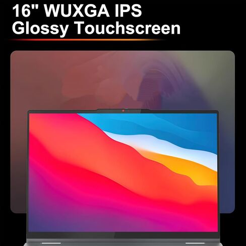 iCarp Customized Laptop Made with Lenovo IdeaPad Flex 5 2-in-1 Laptop 16" WUXGA IPS Touchscreen Intel 10-core Core 5 120U 16GB RAM 512GB/1TB/2TB/4TB SSD Backlit Fingerprint Type-c FHD Camera Win11 in Kuwait