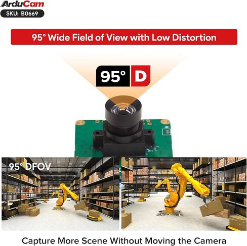 Arducam 5MP OG05B10 Global Shutter Raspberry Pi Camera Module in Kuwait