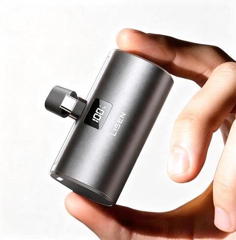 LISEN 6800mAh Mini Portable Charger USB C Capsule Power Bank for iPhone 17 in Kuwait