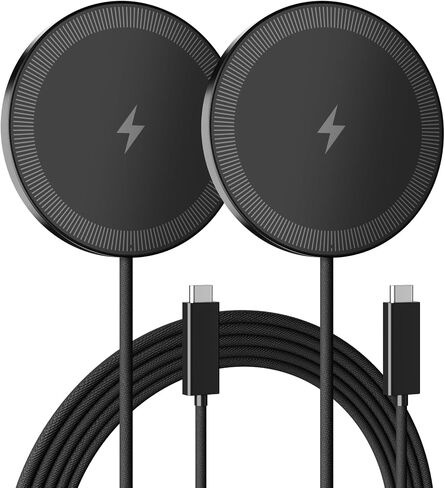 Wireless Charger for Samsung & Android, 15W Magnetic Fast Charging Pad in Kuwait