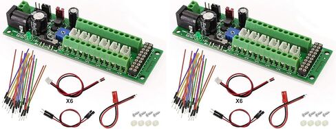 Evemodel PCB012 Power Distribution Board Self-Adapt Distributor HO N O LED Street Light Hub DC AC Voltage Train Power Control in Kuwait