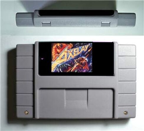 16 Bit 46 Game Card Axelay Game Cartridge SNES For USA Version Game Player in Kuwait