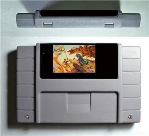 16 Bit 46 Game Card Ys III Wanderers from Ys - Game Cartridge SNES For USA Version Game Player in Kuwait