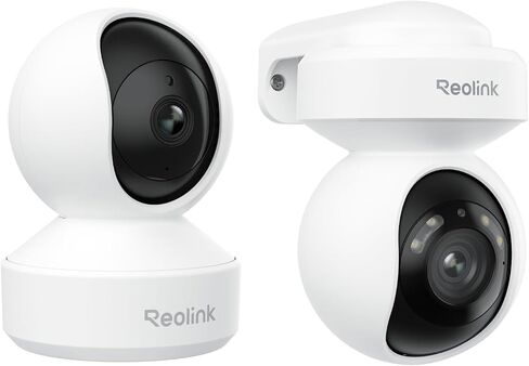 REOLINK 3K Indoor & 4K Outdoor Pan Tilt WiFi Security Camera Bundle, Auto Tracking Cameras with Person/Pet/Vehicle Detection, 3X Optical Zoom, WiFi 6, Dual-Band WiFi, Two-Way Audio, Local Storage in Kuwait