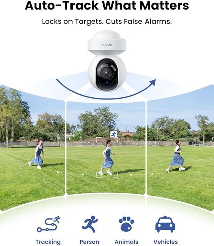 REOLINK 3K Indoor & 4K Outdoor Pan Tilt WiFi Security Camera Bundle, Auto Tracking Cameras with Person/Pet/Vehicle Detection, 3X Optical Zoom, WiFi 6, Dual-Band WiFi, Two-Way Audio, Local Storage in Kuwait