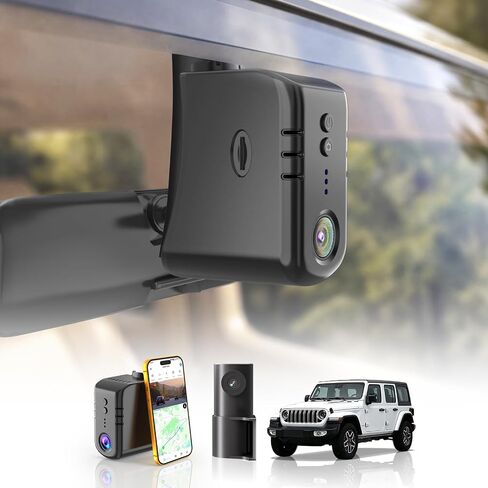 4K Dash Cam for Jeep Wrangler JL 2018-2023 etc & Gladiator JT 2018-2023 in Kuwait