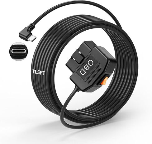 OBD2 Power Cable for Dash Cam OBD Hardwire Kit USB Type C with Parking Mode in Kuwait