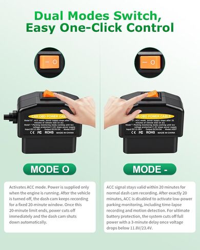 OBD2 Power Cable for Dash Cam OBD Hardwire Kit USB Type C with Parking Mode in Kuwait