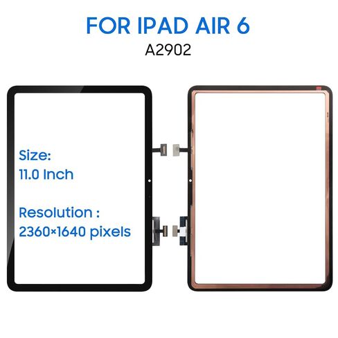 for iPad Air 6 6th 11" (2024) M2 Digitizer Replacement Touch Screen Glass Only 11" Screen Replacement for iPad Air 6th Gen 11" A2902 A2903 A2904 with Repair Tools, No LCD Display,Not 13 Inch in Kuwait